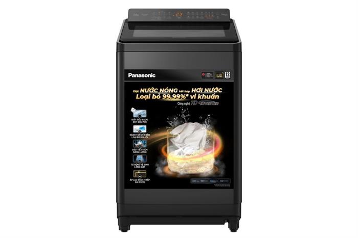 Máy giặt Panasonic Inverter 11.5 Kg NA-FD115V3BV Màu Đen