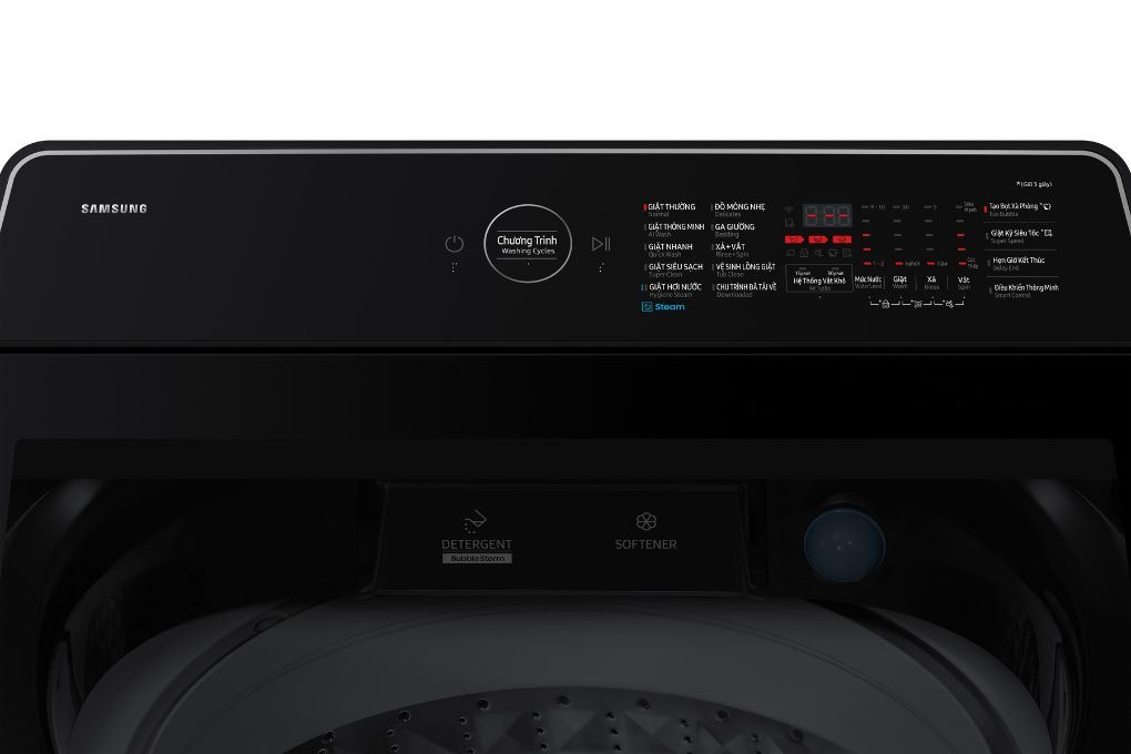 Máy giặt Samsung Inverter 19 kg WA80F19B9BSV Màu Đen