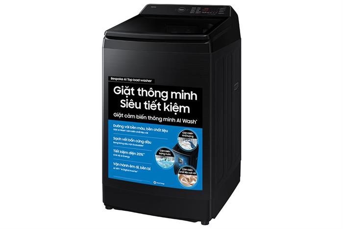 Máy giặt Samsung Inverter 13 kg WA80F13S5BSV Màu Đen