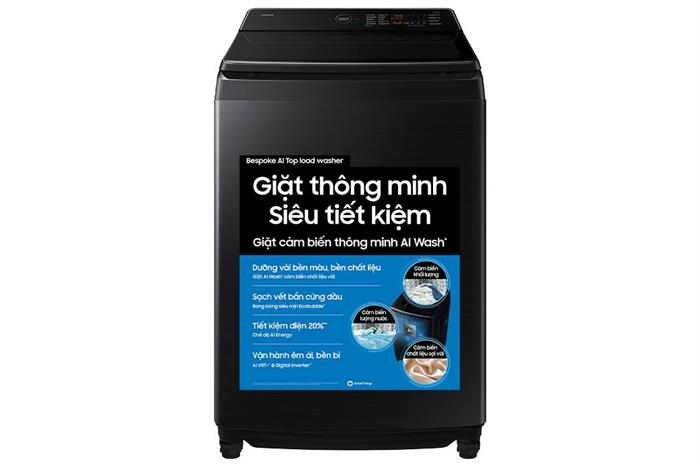 Máy giặt Samsung Inverter 21 kg WA80F21B9BSV Màu Đen
