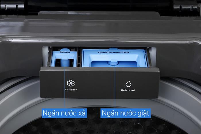 Máy giặt Sharp Inverter 13 kg ES-TM130CD-DS Màu Xám đậm