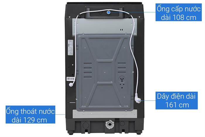 Máy giặt Sharp Inverter 13 kg ES-TM130CD-DS Màu Xám đậm