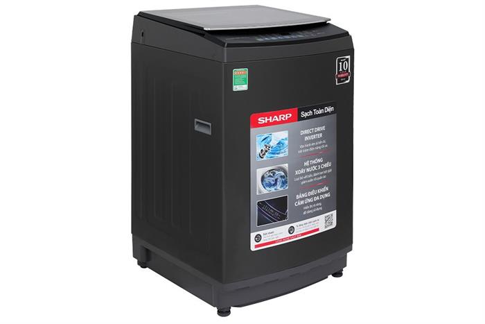 Máy giặt Sharp Inverter 15 kg ES-TM150CD-DS Màu Xám đậm