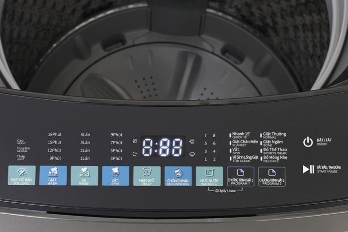Máy giặt Sharp Inverter 15 kg ES-TM150CD-DS Màu Xám đậm