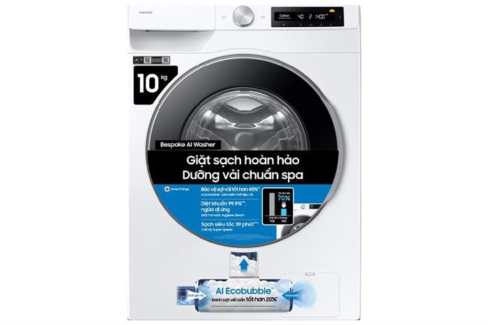 Máy giặt Samsung AI EcoBubble Inverter 10 kg WW10DG6U34LESV Màu Trắng