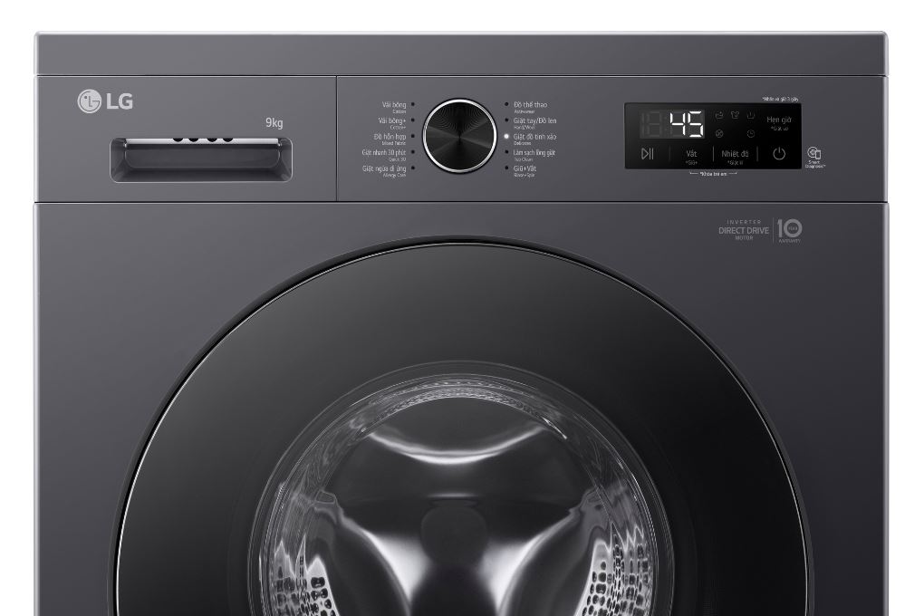 Máy giặt LG Inverter 9 kg FB1209S5M Màu Đen