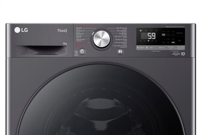 Máy giặt LG Inverter 9 kg FV1409S4M1 Màu Đen