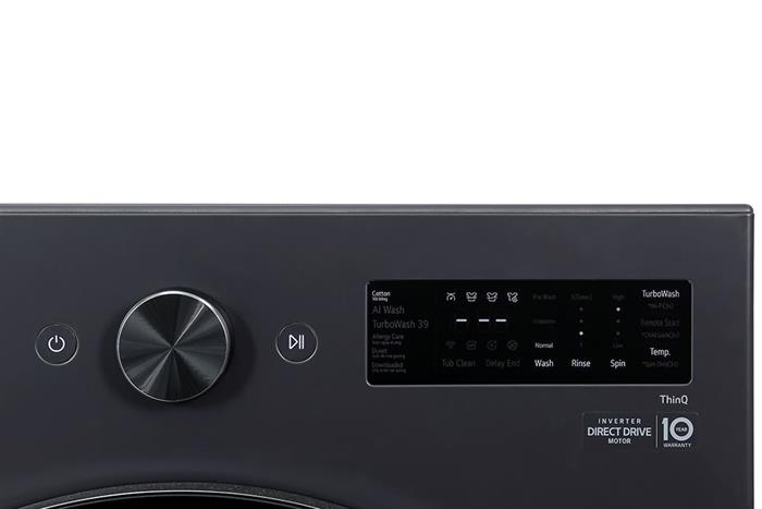 Máy giặt LG AI DD Inverter 17 kg F2517SNTG Màu Ghi đen