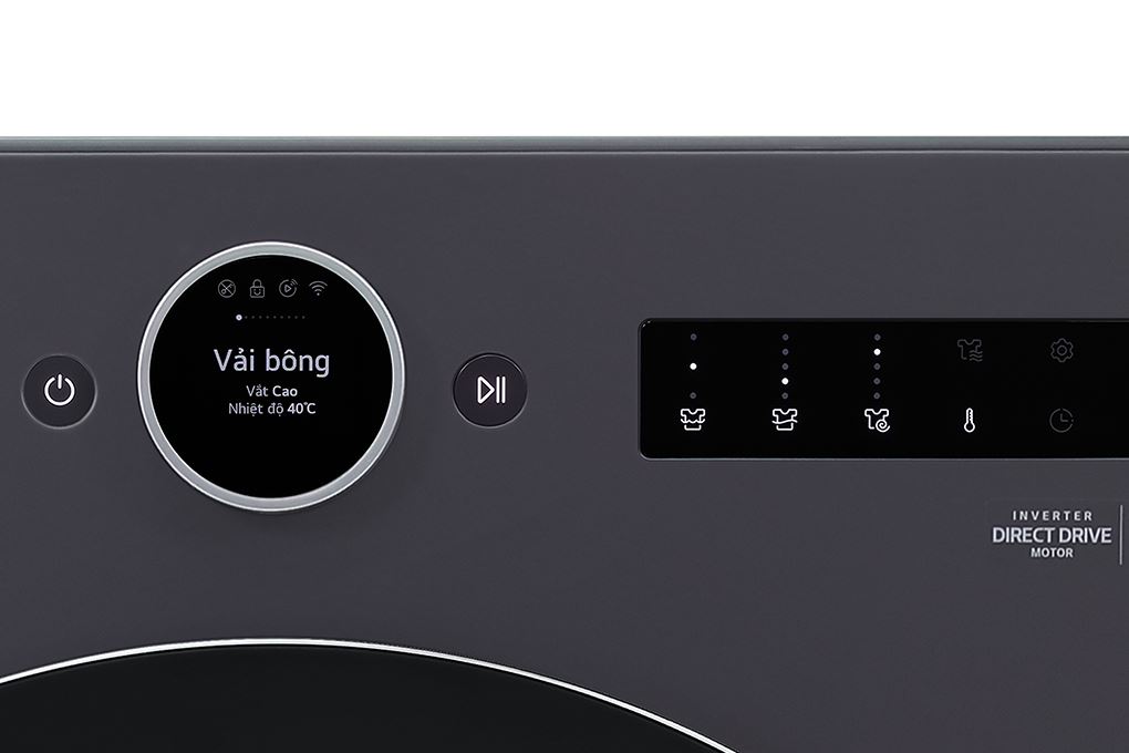 Máy giặt sấy LG Inverter giặt 17 kg - sấy 10 kg F2517RNTG Màu Ghi đen