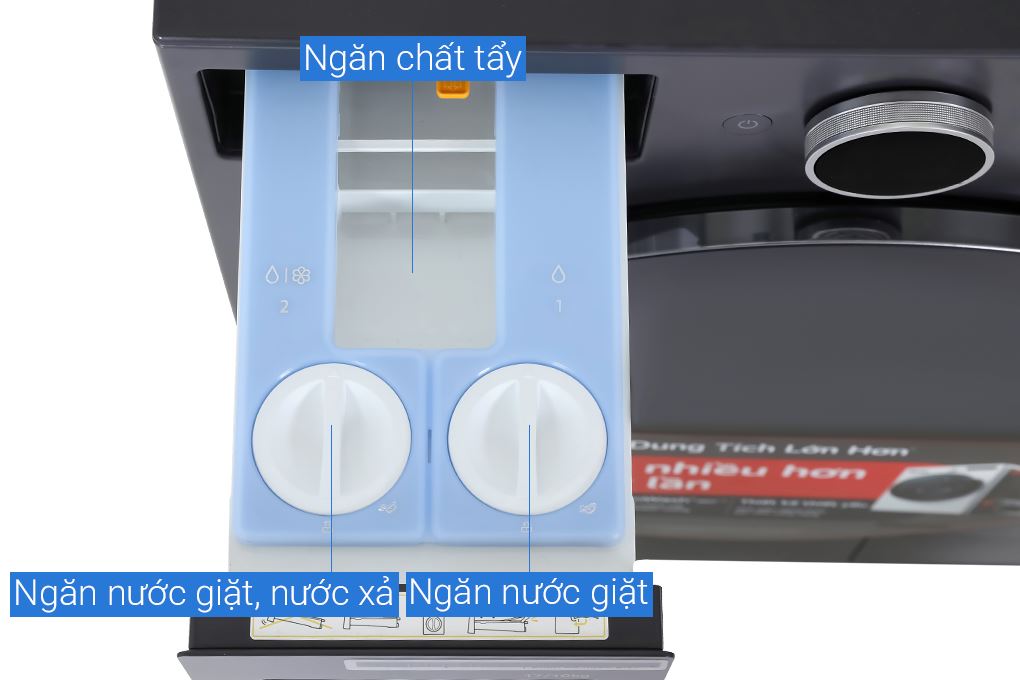 Máy giặt sấy LG Inverter giặt 17 kg - sấy 10 kg F2517RNTG Màu Ghi đen