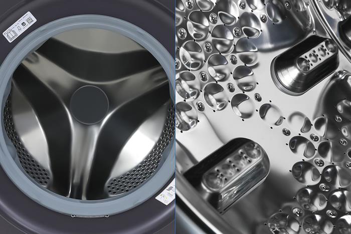 Máy giặt sấy LG Inverter giặt 17 kg - sấy 10 kg F2517RNTG Màu Ghi đen