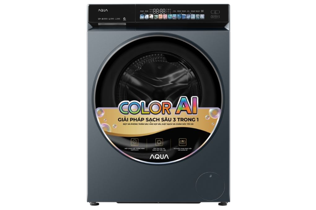 Máy giặt Aqua Inverter 12 kg AW12-BD4377U1L(GN) Màu Đen
