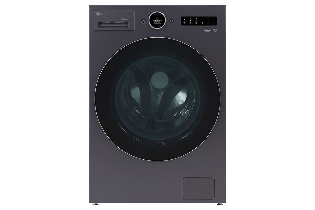 Máy giặt sấy LG Inverter giặt 15 kg - sấy 8 kg F2515RNTG Màu Ghi đen