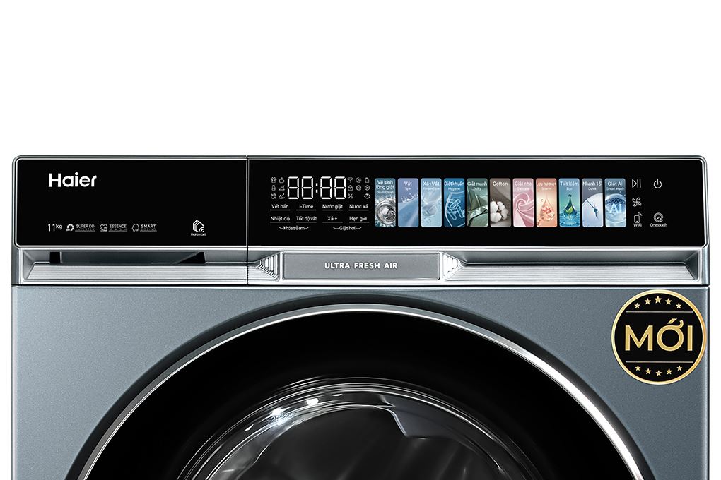 Máy giặt Haier X9 Inverter 11 kg HW110-BD14387GNU1 Màu Đen - Xám