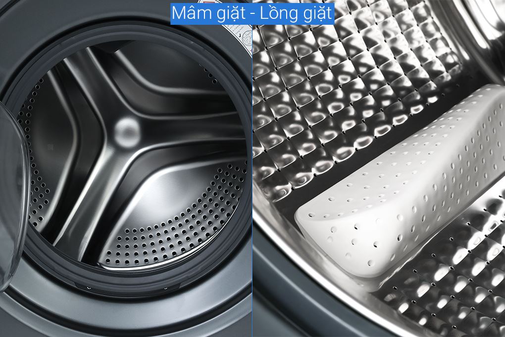 Tháp giặt sấy Haier Laundry Center Inverter giặt 14 kg - sấy 13 kg HWD140-BD14LCU1L(GN) Màu Đen - Xám