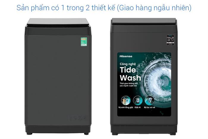 Máy giặt Hisense Inverter 10.5 kg WT105F50 Màu Đen