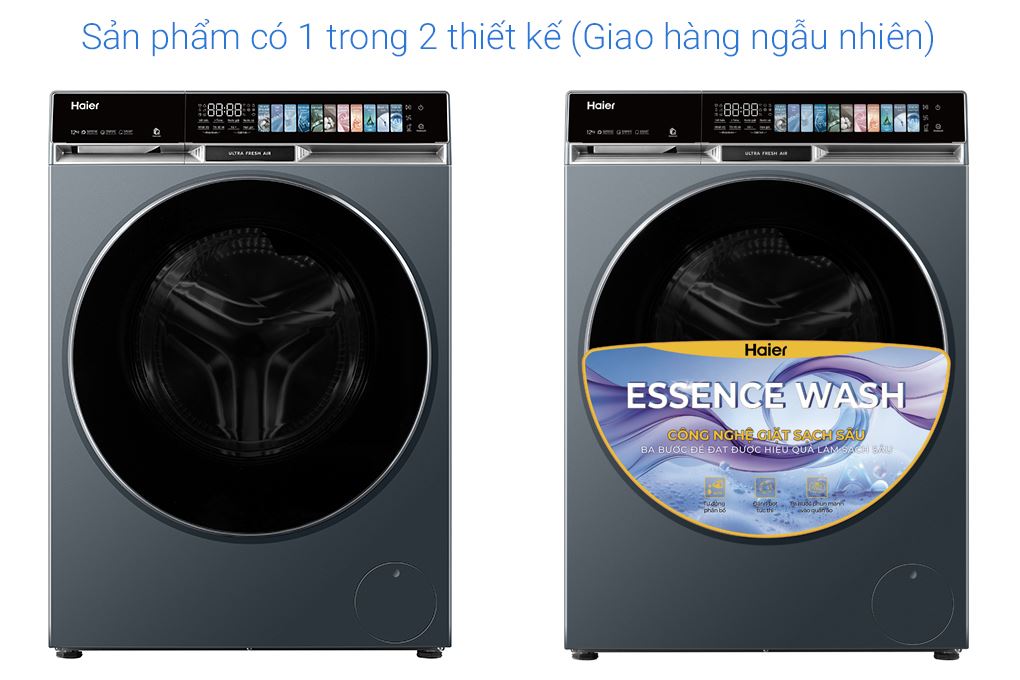 Máy giặt Haier X9 Inverter 12 kg HW120-BD14387GNU1 Màu Đen - Xám