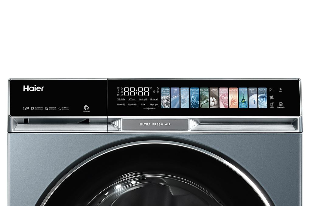 Máy giặt Haier X9 Inverter 12 kg HW120-BD14387GNU1 Màu Đen - Xám