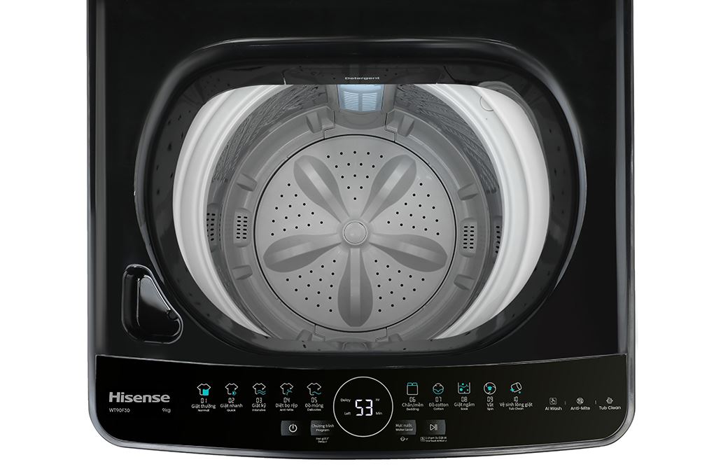 Máy giặt Hisense 9 kg WT90F30 Màu Đen
