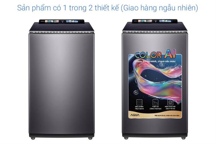 Máy giặt Aqua Inverter 11 kg AWM11-BSR1K(BU) Màu Đen - Xám