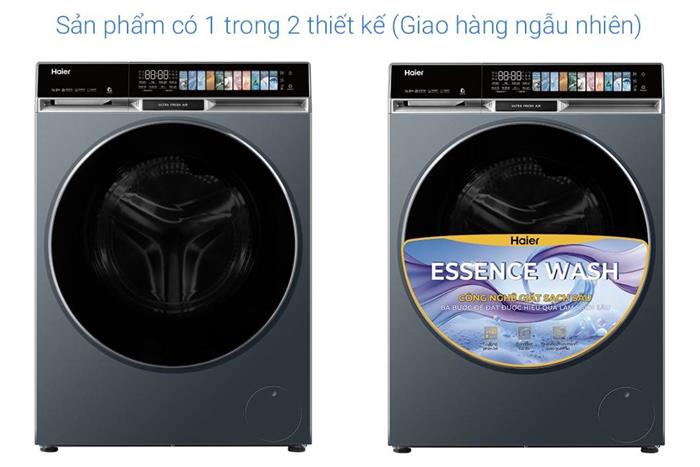 Máy giặt sấy Haier Inverter giặt 14 kg - sấy 8 kg HWD140-BD14387GNU1 Màu Đen - Xám