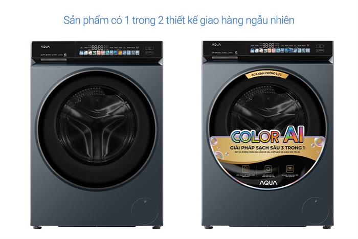Máy giặt sấy Aqua Inverter giặt 12 kg - sấy 7 kg AWD12-BD4377U1L(GN) Màu Đen