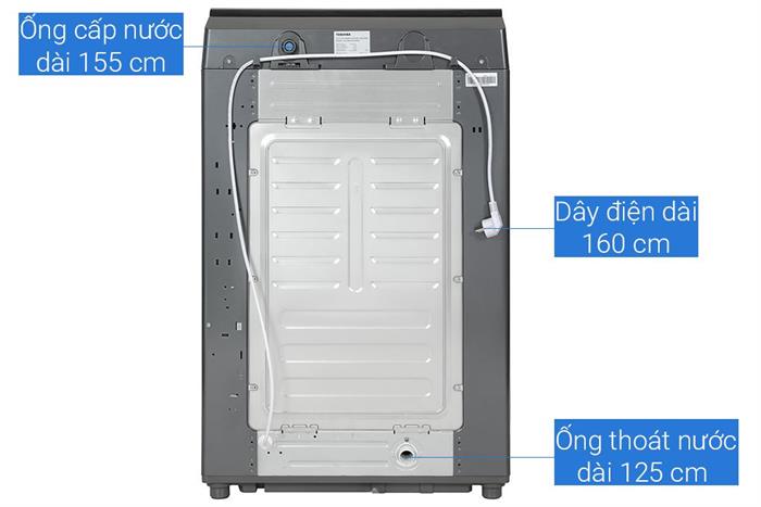 Máy giặt Toshiba Inverter 17 kg AW-T08DUH1800MV(MG) Màu Xám đậm