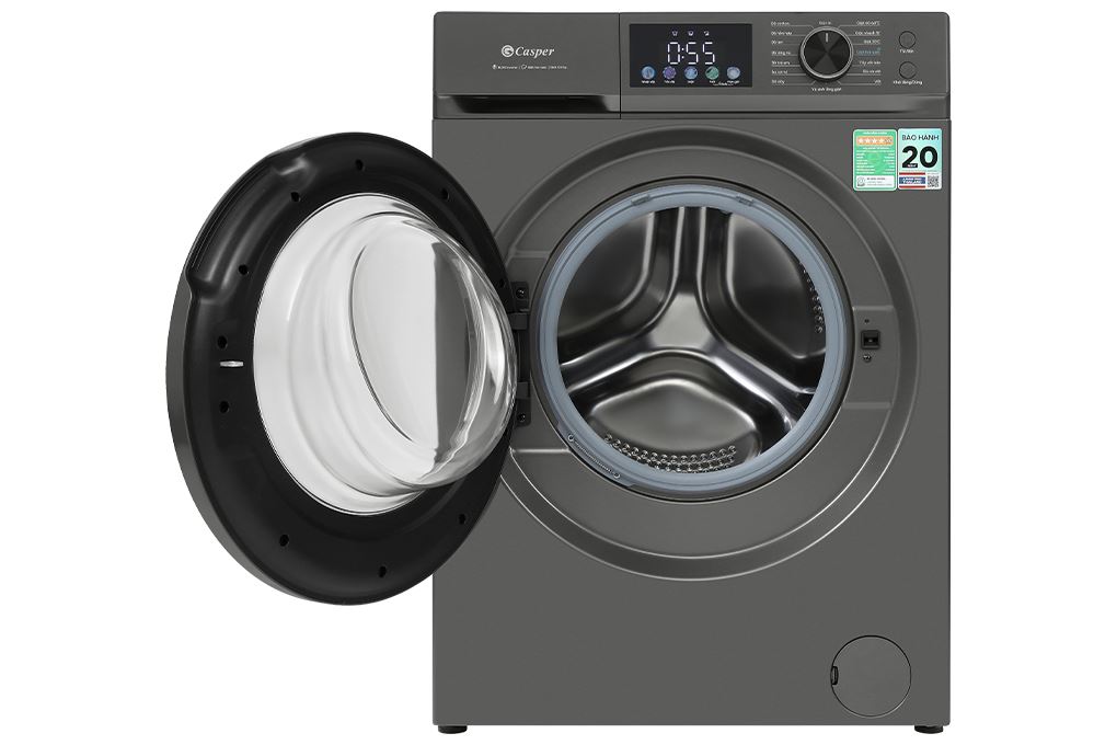 Máy giặt Casper Inverter 10.5 kg WF-D105VGR1 Màu Đen