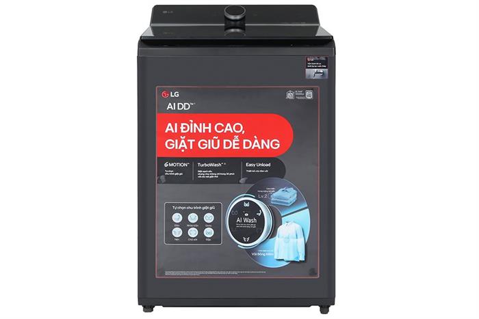 Máy giặt LG AI DD Inverter 22 kg T2522AX7G Màu Đen