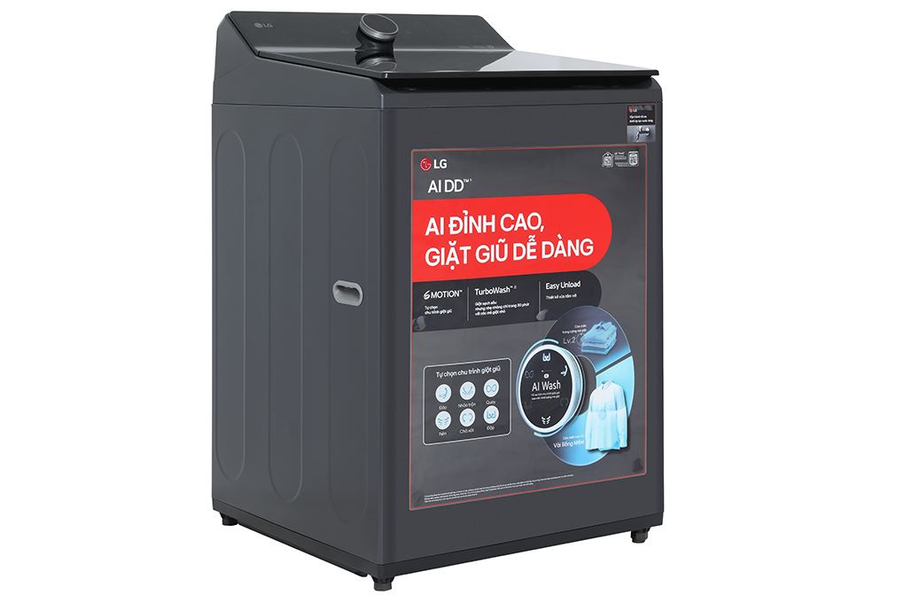 Máy giặt LG AI DD Inverter 22 kg T2522AX7G Màu Đen