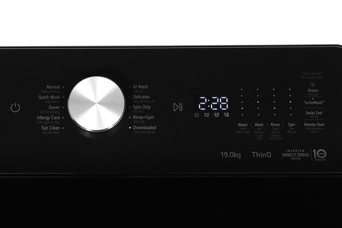 Máy giặt LG AI DD Inverter 19 kg T2519SX5G Màu Đen