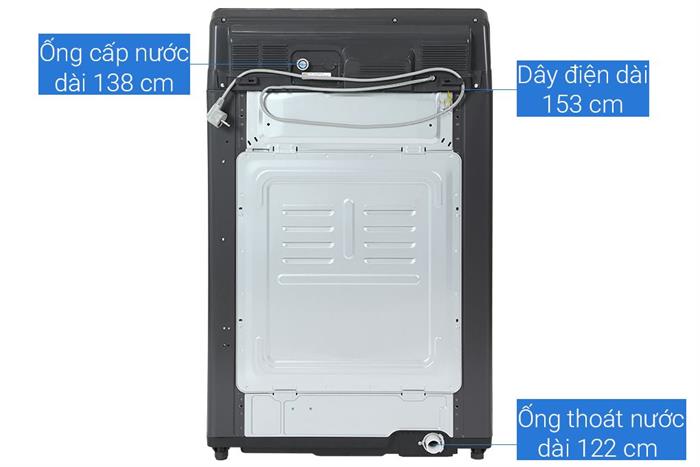 Máy giặt LG AI DD Inverter 19 kg T2519SX5G Màu Đen