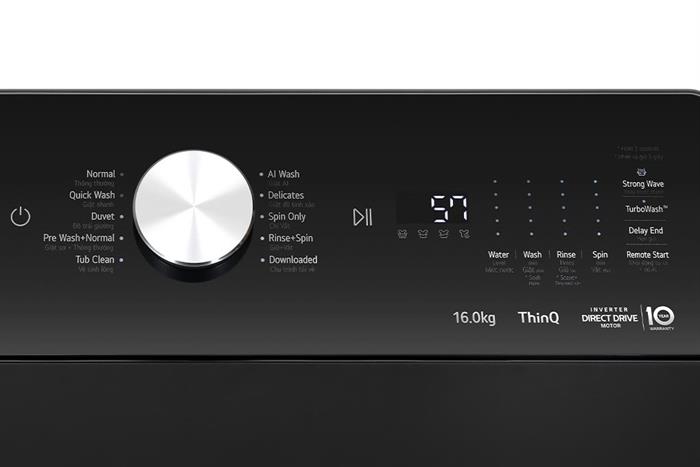 Máy giặt LG AI DD Inverter 16 kg T2516DX5G Màu Đen