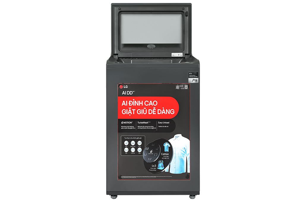 Máy giặt LG AI DD Inverter 14 kg T2314DX5G Màu Đen