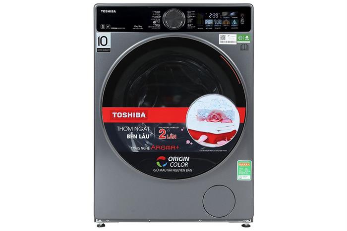 Máy giặt sấy Toshiba Inverter giặt 13 kg - sấy 8 kg TWD-T25BZP140MWV(MG) Màu Xám đậm