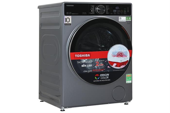 Máy giặt sấy Toshiba Inverter giặt 13 kg - sấy 8 kg TWD-T25BZP140MWV(MG) Màu Xám đậm