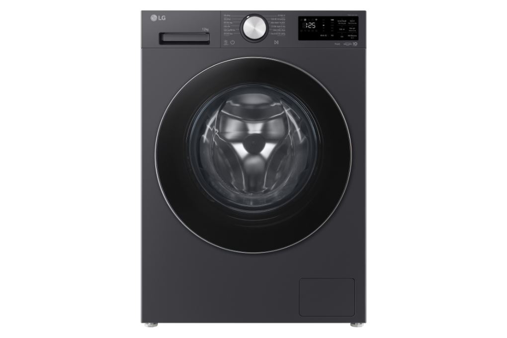 Máy giặt LG AI DD Inverter 12 kg FX1412N5G Màu Xám/Nâu nhạt/Xám than