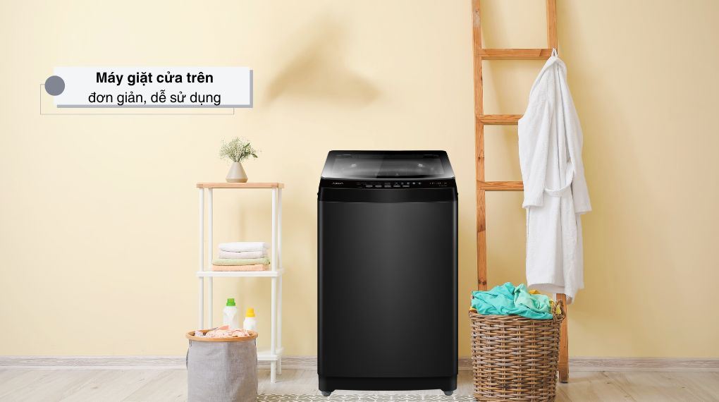 Máy giặt Aqua Inverter 11 kg AWM11-B316L(B) - thiết kế Máy giặt Aqua Inverter 11 kg AWM11-B316L(B) - thiết kế