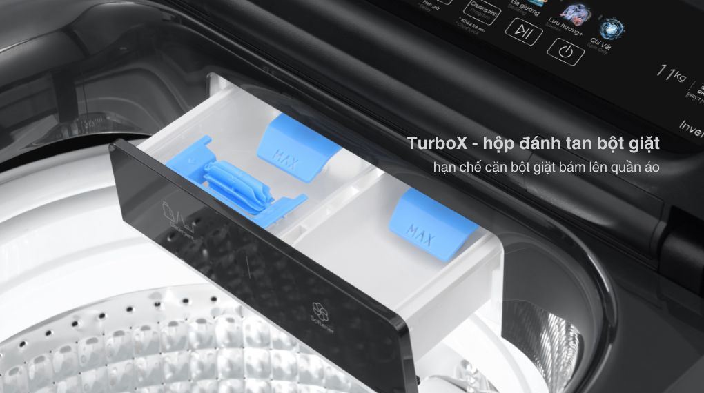 Máy giặt Aqua Inverter 11 kg AWM11-B316L(B) - Tiện ích Máy giặt Aqua Inverter 11 kg AWM11-B316L(B) - Tiện ích