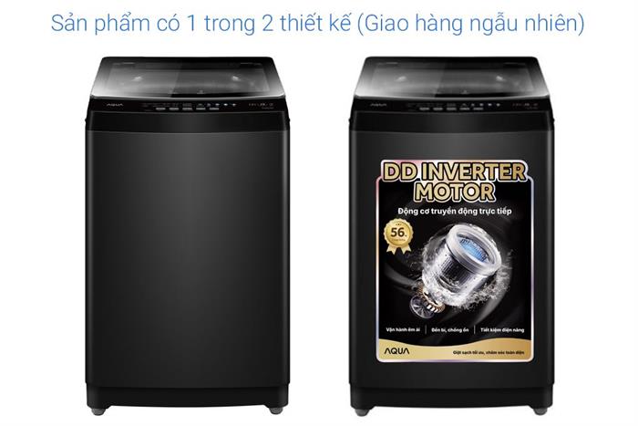 Máy giặt Aqua Inverter 11 kg AWM11-B316L(B) Màu Đen