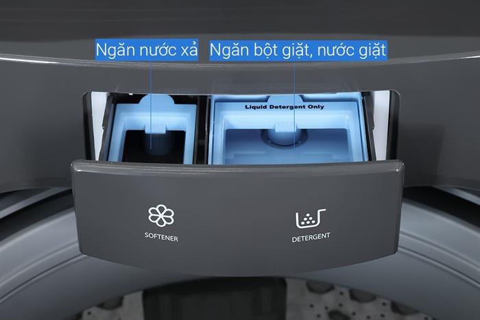 Máy giặt Toshiba Inverter 15 kg AW-DM1600LV(SG) Màu Xám đậm