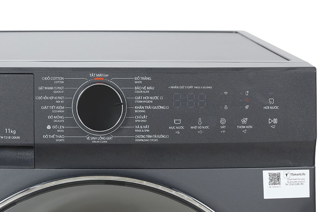 Máy giặt Toshiba Inverter 11 kg TW-T21B120UWV(MG) Màu Xám đậm