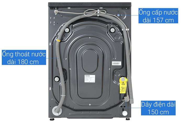 Máy giặt Toshiba Inverter 11 kg TW-T21B120UWV(MG) Màu Xám đậm