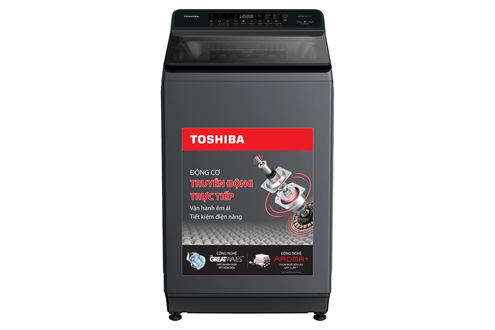 Máy giặt Toshiba Inverter 13 kg AW-T26D1400TV (MG) Màu Xám đậm