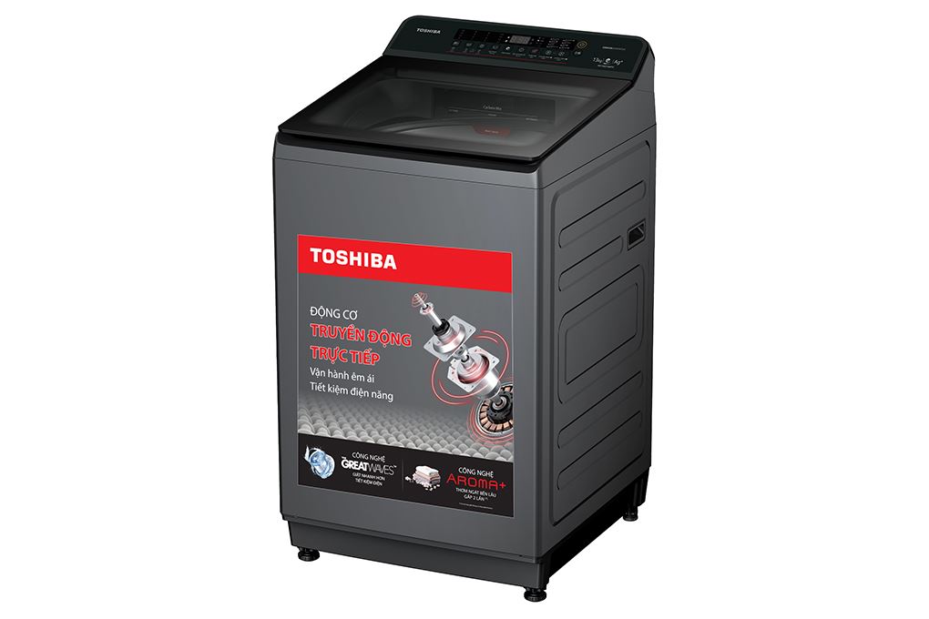 Máy giặt Toshiba Inverter 13 kg AW-T26D1400TV (MG) Màu Xám đậm