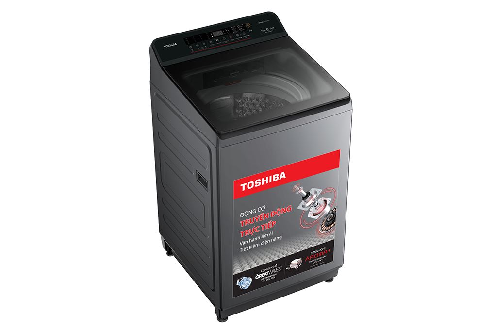 Máy giặt Toshiba Inverter 13 kg AW-T26D1400TV (MG) Màu Xám đậm