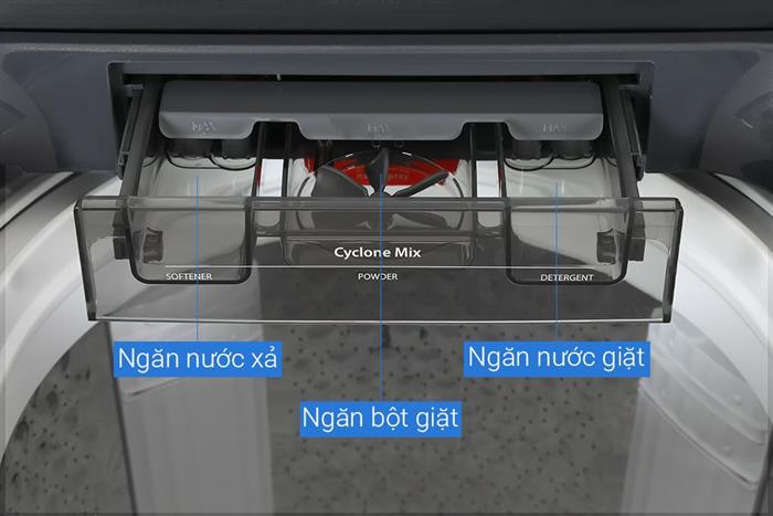 Máy giặt Toshiba Inverter 12 kg AW-T26D1300TV (MG) Màu Xám đậm