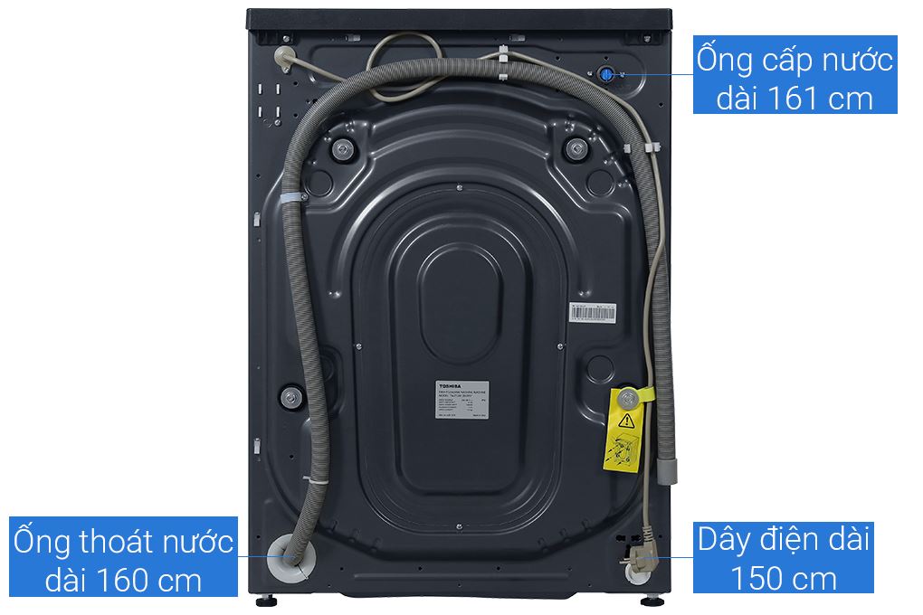 Máy giặt Toshiba Inverter 11 kg TW-T33B120UWV(MK) Màu Đen