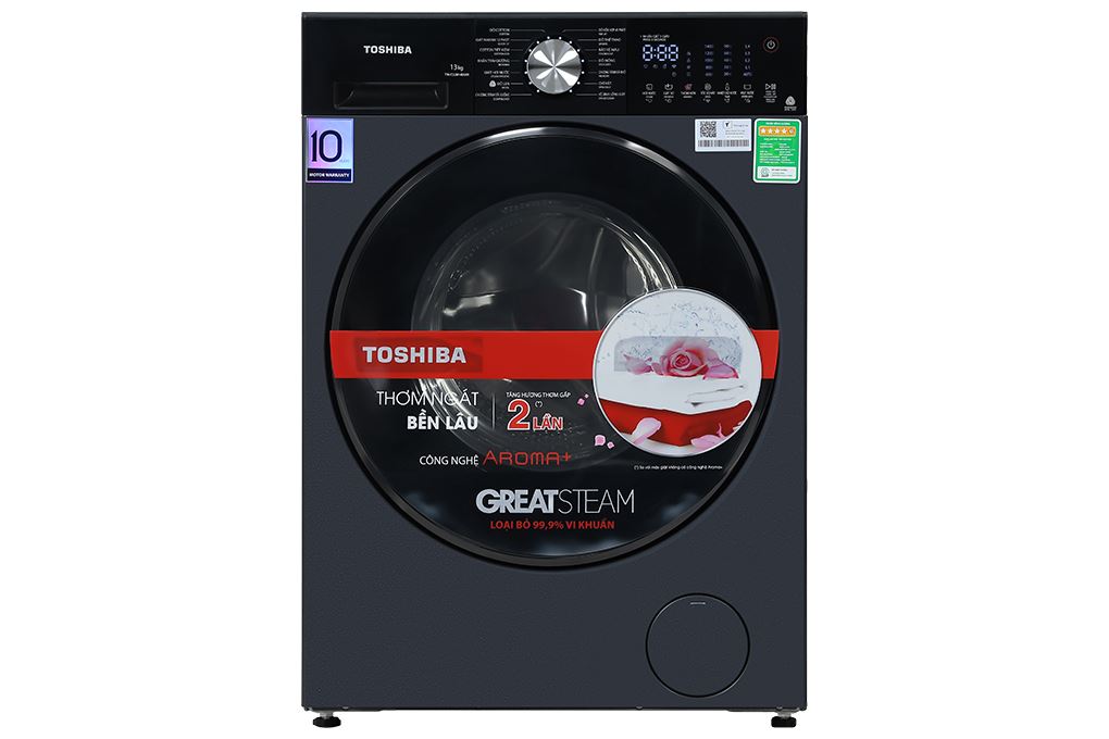 Máy giặt Toshiba Inverter 13 kg TW-T33B140UWV(MK) Màu Đen