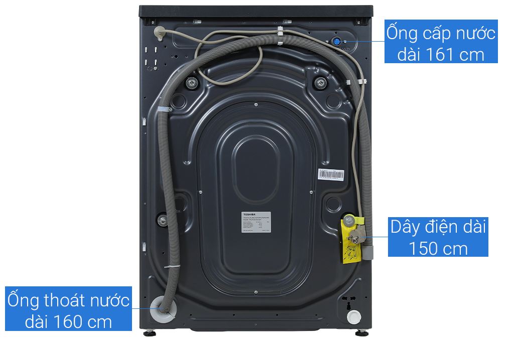 Máy giặt Toshiba Inverter 13 kg TW-T33B140UWV(MK) Màu Đen